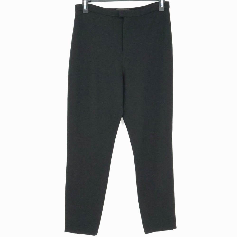 Isabel Marant Dress Pants Womens 12 US 44 EU Black Wool Blend Stretch Pockets